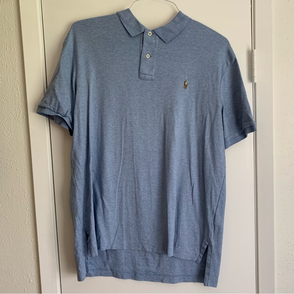Ralph Lauren Light Blue Polo Shirt - Picture 2 of 4